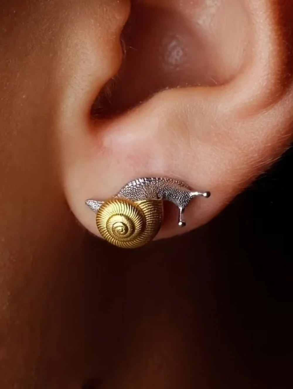 Pick 3 for $30 Gold and Silver Snail Earrings